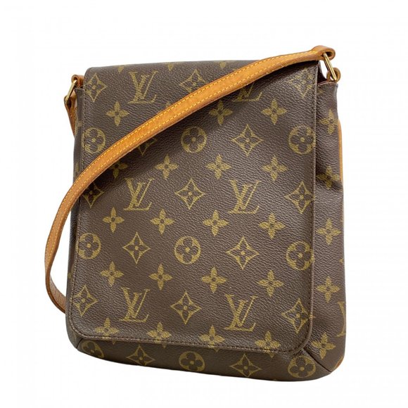 LOUIS VUITTON Brown Monogram Shoulder Bag - Picture 1 of 11